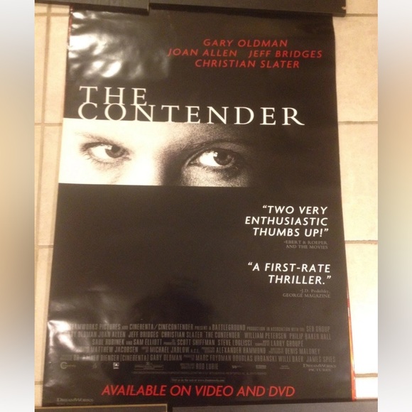 The Contender Movie Poster. Joan Allen Jeff bridges Gary oldman - Picture 1 of 1
